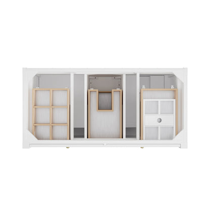 Renovate for Less Atlanta Bellshire 48" Single Vanity Cabinet, Bright White, view 2