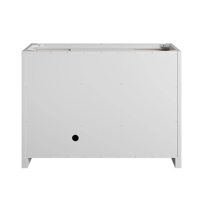 Renovate for Less Atlanta Bellshire 48" Single Vanity Cabinet, Bright White, view 4