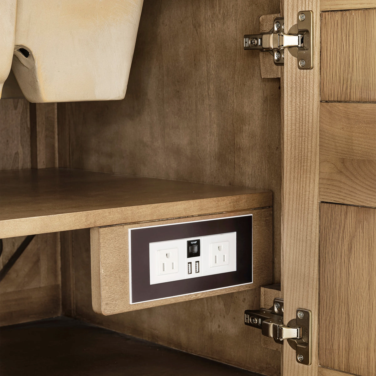 Breckenridge 30" Single Vanity Cabinet, Light Natural Oak, view 5
