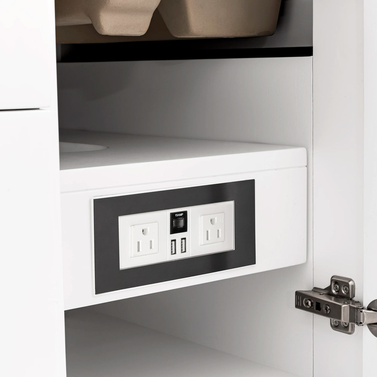Breckenridge 36" Single Vanity Cabinet, Bright White, view 10