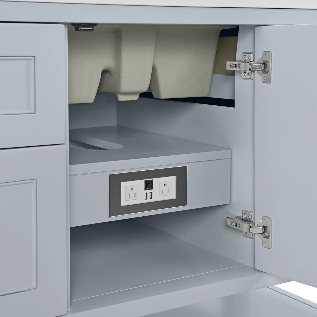 Breckenridge 48" Single Vanity, Serenity Blue, view 6