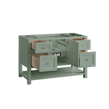Breckenridge 48" Single Vanity Cabinet, Smokey Celadon, view 3