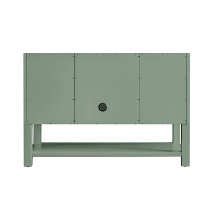 Breckenridge 48" Single Vanity Cabinet, Smokey Celadon, view 4
