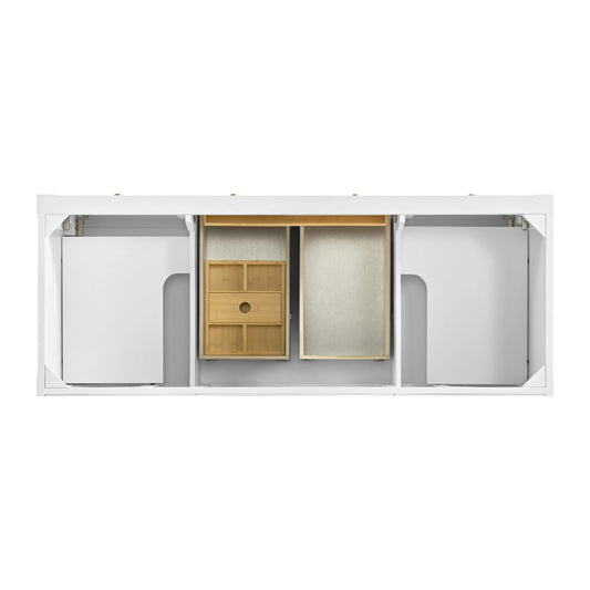 Breckenridge 60" Double Vanity, Bright White, view 2