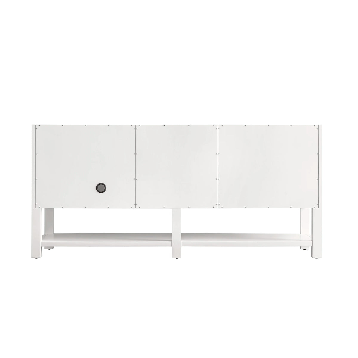 Breckenridge 72" Double Vanity Base Only, Bright White, view 7