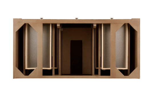 Bristol 48" Single Vanity Cabinet, Whitewashed Walnut, view 2