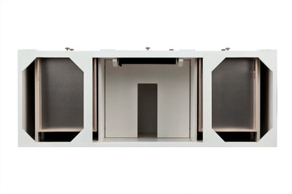 Bristol 60" Single Vanity Cabinet, Bright White, view 2