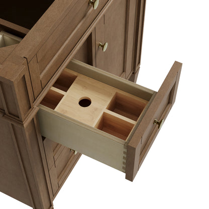 Renovate for Less Atlanta Brittany 30" Single Vanity Cabinet, Pecan, view 8