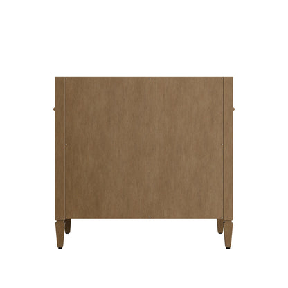 Renovate for Less Atlanta Brittany 36" Single Vanity Cabinet, Pecan, view 3