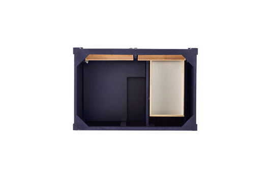 Brittany 36" Single Vanity Cabinet, Victory Blue, view 2