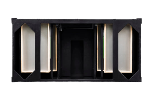 Brittany 48" Single Vanity Cabinet, Black Onyx, view 2