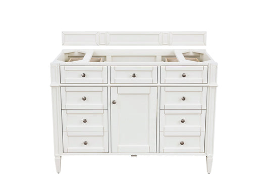 Brittany 48" Single Vanity in Bright White