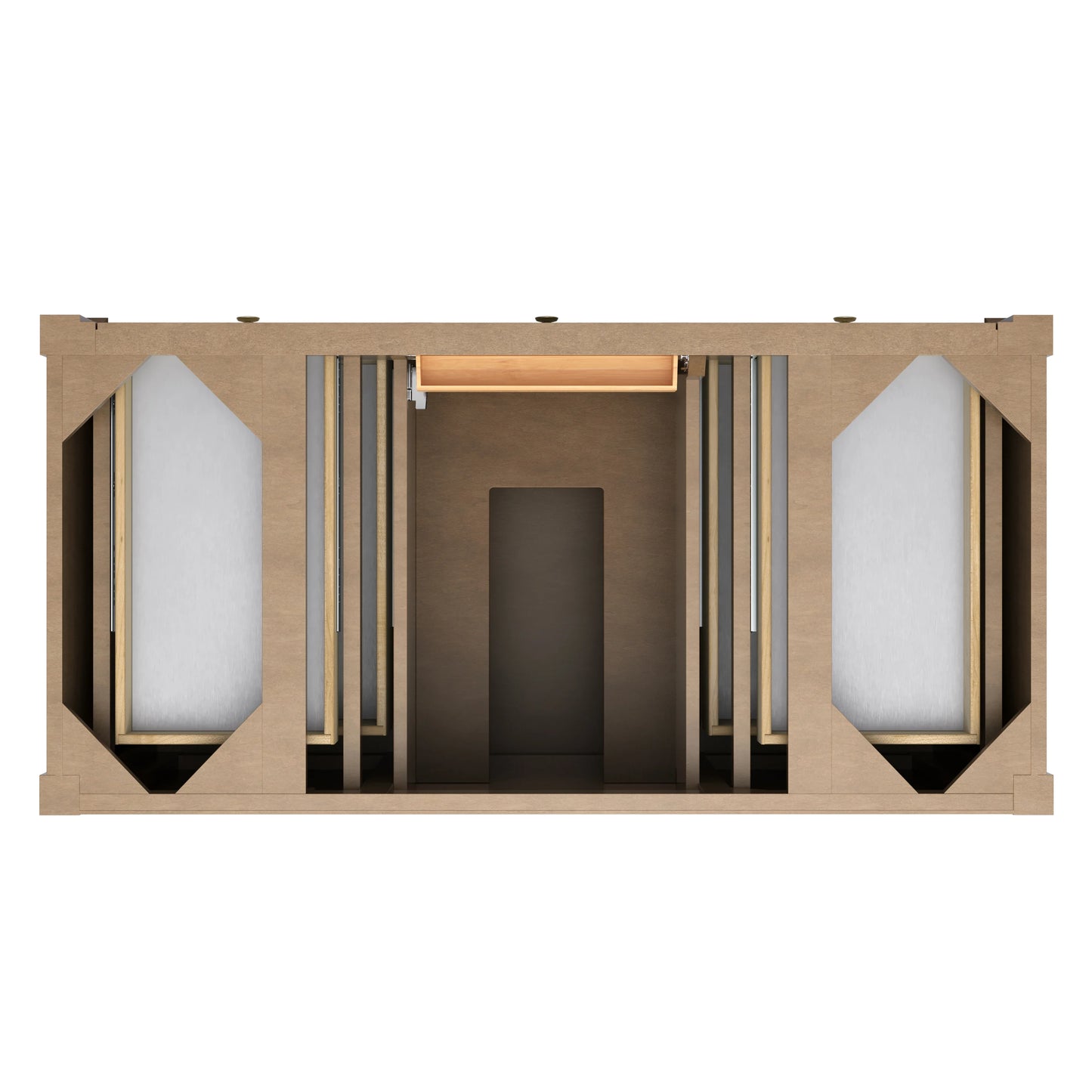 Renovate for Less Atlanta Brittany 48" Single Vanity Cabinet, Pecan, view 2