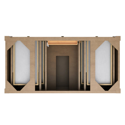 Renovate for Less Atlanta Brittany 48" Single Vanity Cabinet, Pecan, view 2