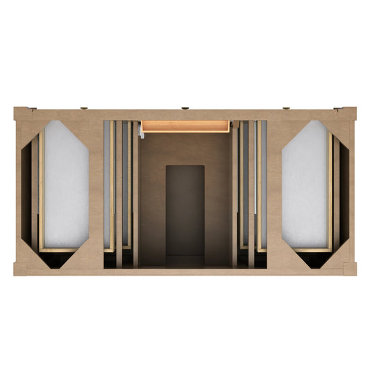 Renovate for Less Atlanta Brittany 48" Single Vanity Cabinet, Pecan, view 2