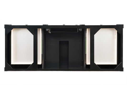Brittany 60" Single Vanity Cabinet, Black Onyx, view 2