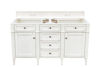 Brittany 60" Double Vanity in Bright White