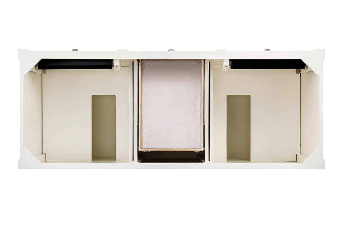 Brittany 60" Double Vanity in Bright White, view 2