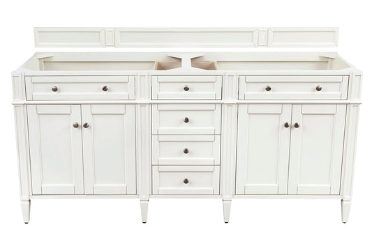 Brittany 72" Double Vanity in Bright White