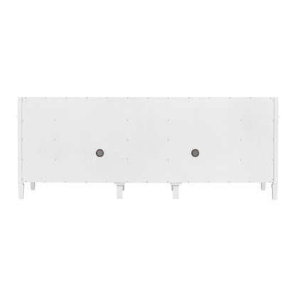 Brittany 84" Double Vanity, Bright White, view 4