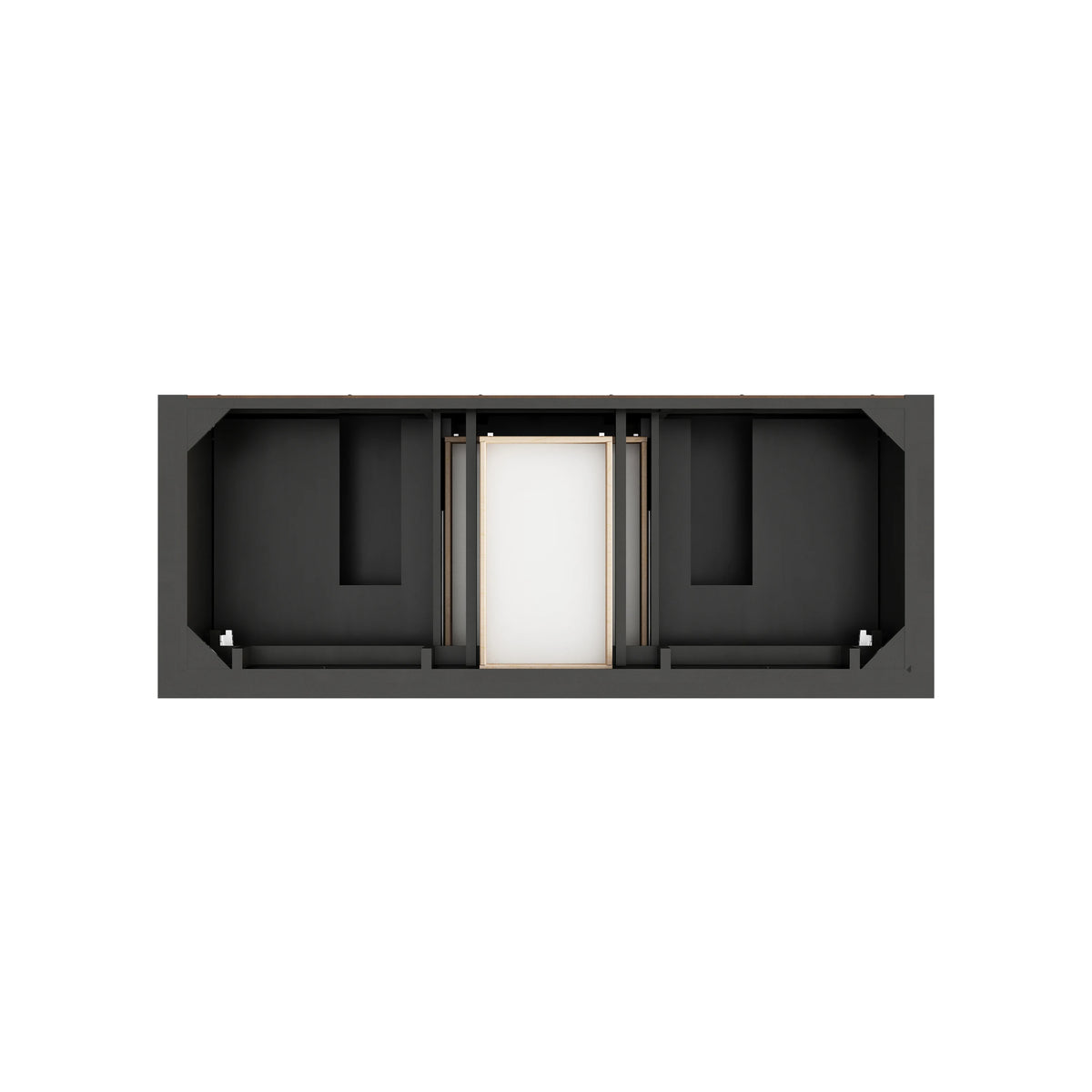 Brookfield 60" Double Vanity, Black Onyx, view 2
