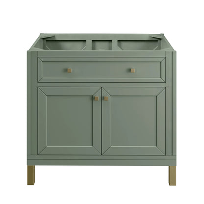 Chicago 36" Single Vanity, Smokey Celadon, view 4