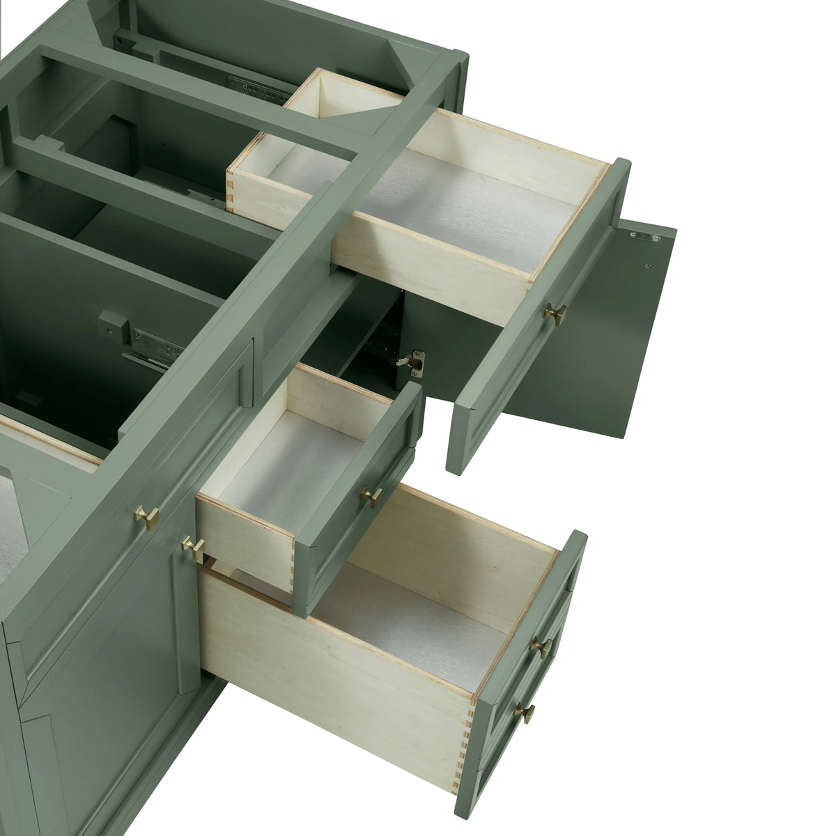 Chicago 48" Single Vanity, Smokey Celadon, view 8