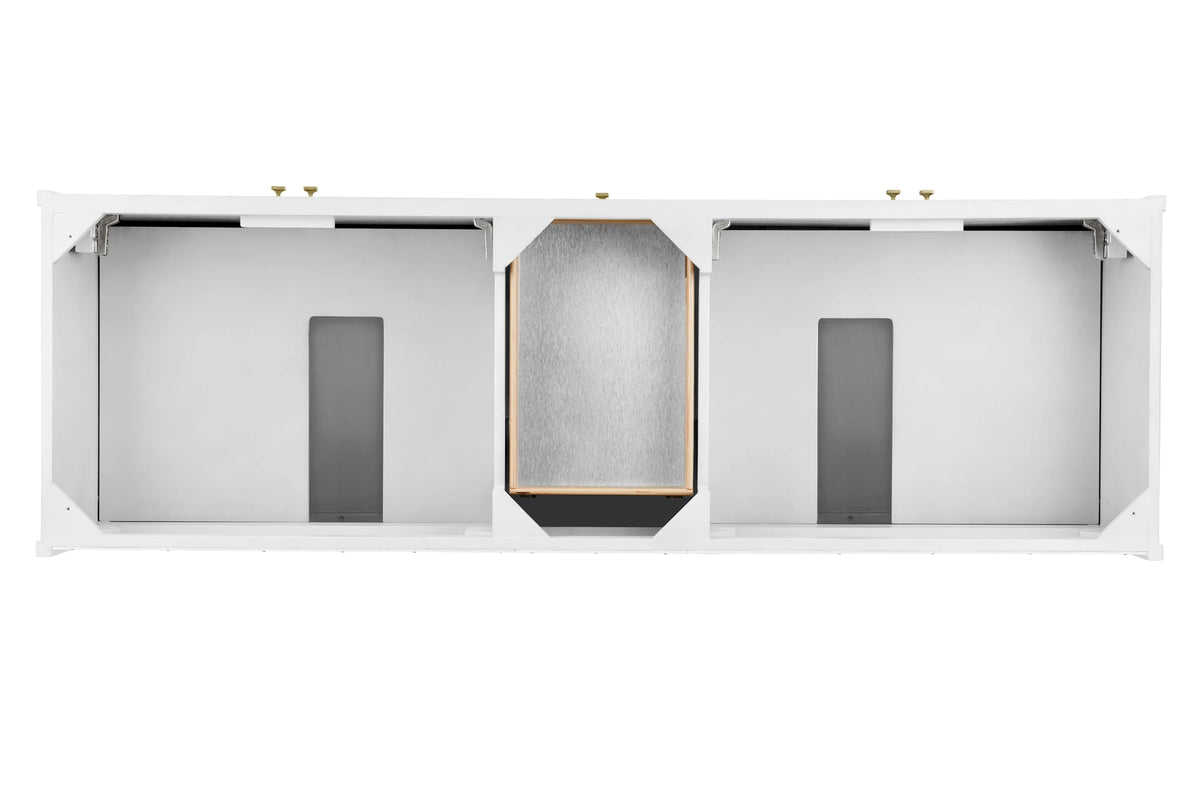 Chicago 72" Double Vanity, Glossy White, view 3