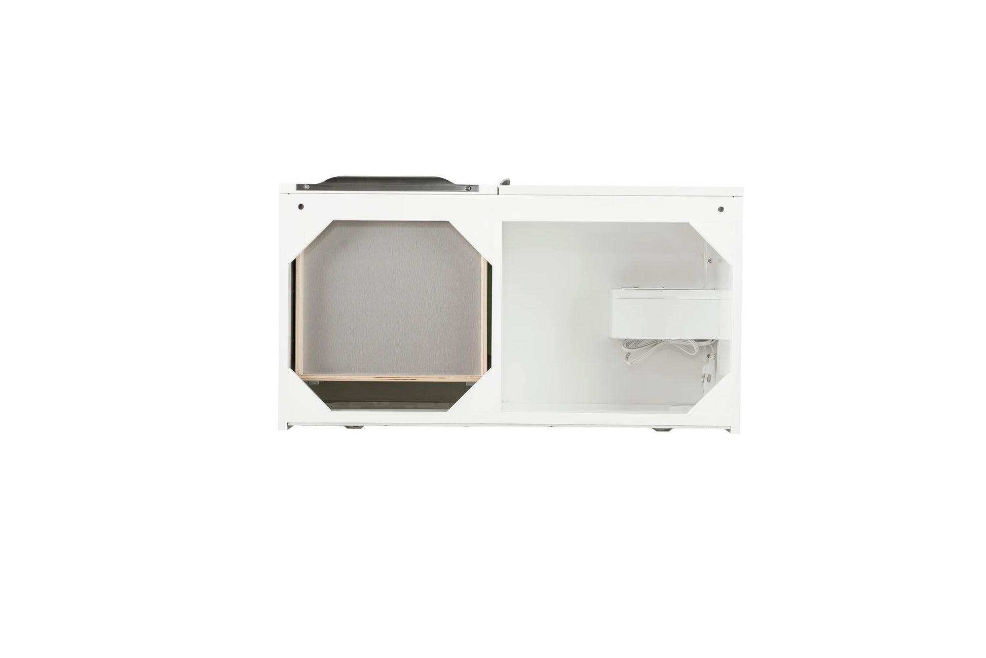 Renovate for Less Atlanta Columbia 36" Single Vanity Cabinet, Glossy White, No Hardware, view 2