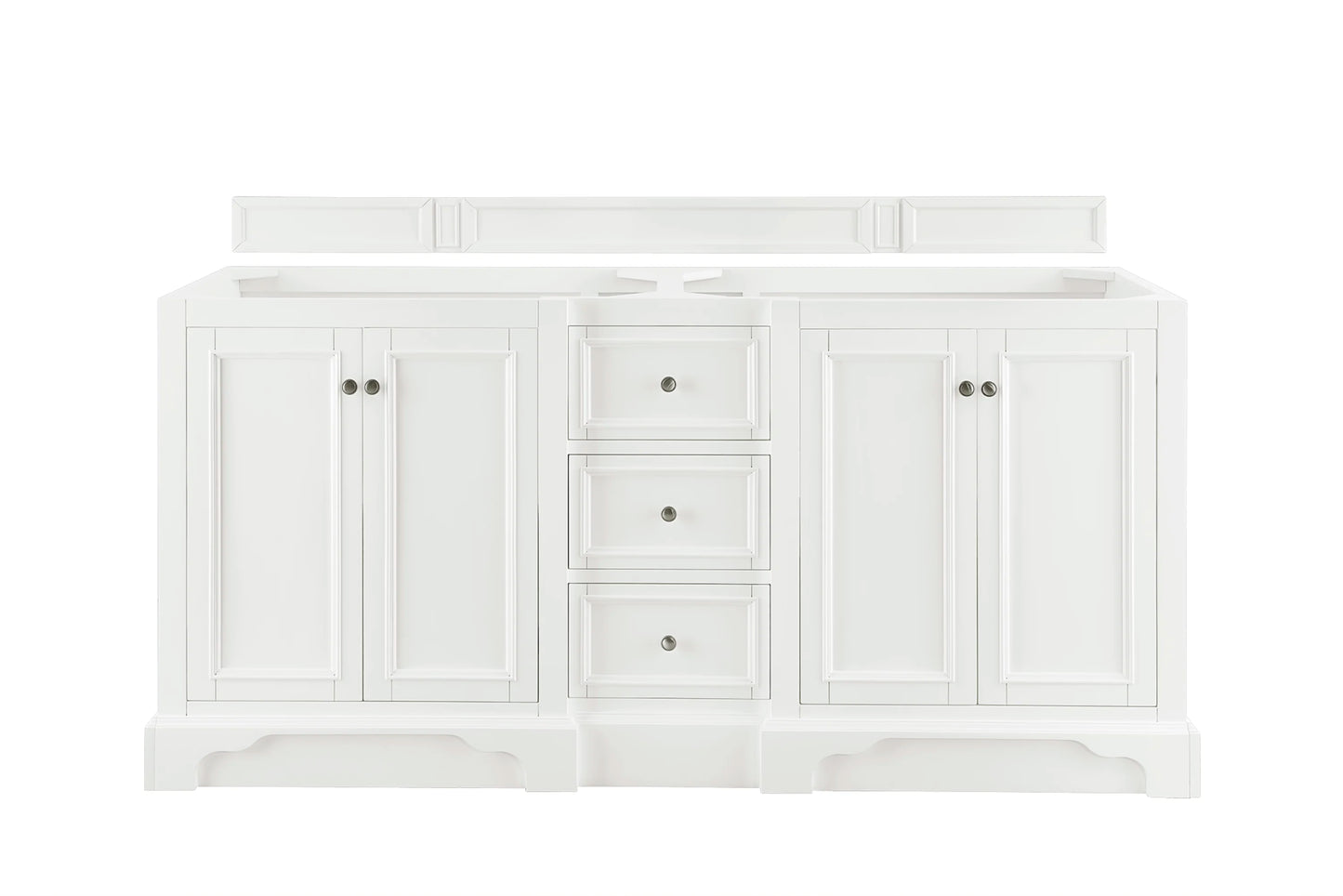 Renovate for Less Atlanta De Soto 72" Double Vanity Cabinet, Bright White