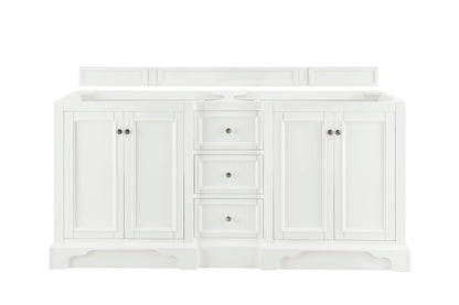 Renovate for Less Atlanta De Soto 72" Double Vanity Cabinet, Bright White