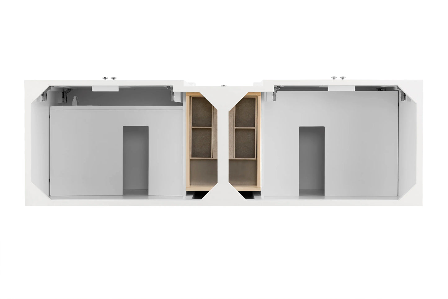 Renovate for Less Atlanta De Soto 72" Double Vanity Cabinet, Bright White, view 2