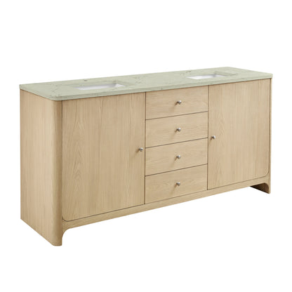 Gracyn 72" Double Vanity, Coastal Driftwood, view 5
