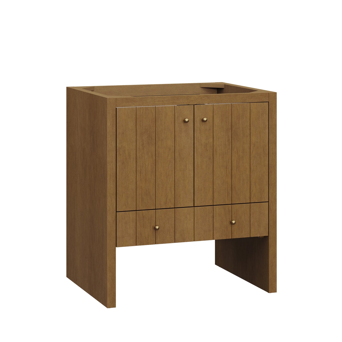 Renovate for Less Atlanta Hudson 30" Single Vanity Cabinet, Honey Oak