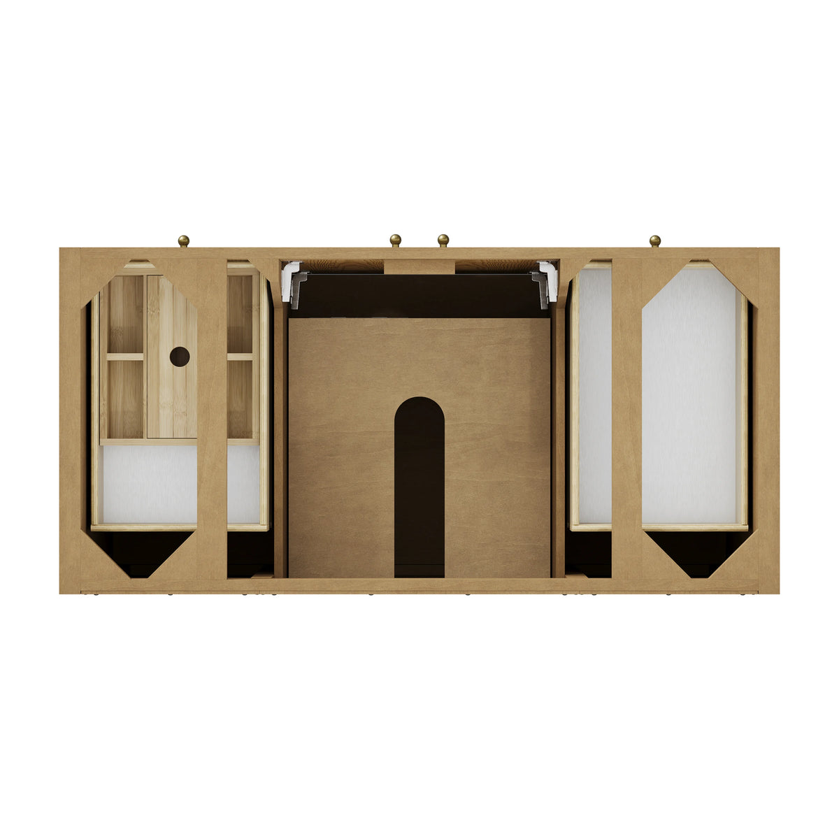 Hudson 48" Single Vanity Cabinet, Light Natural Oak, view 2
