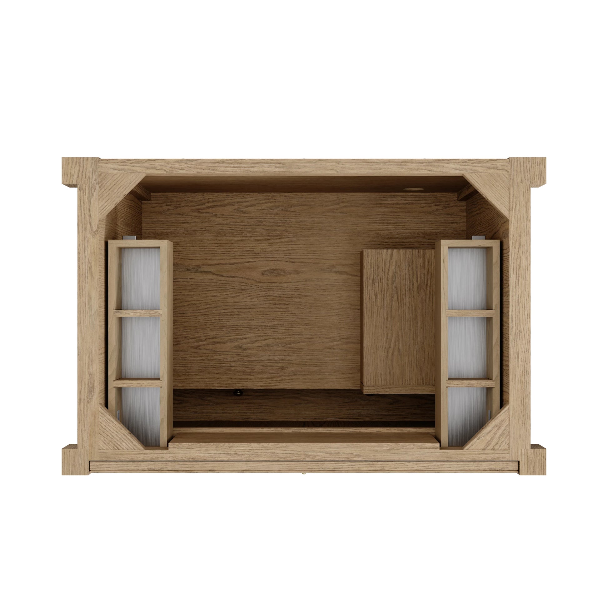 Renovate for Less Atlanta Kinnsden 36" Single Vanity Cabinet, Weathered Oak, view 2