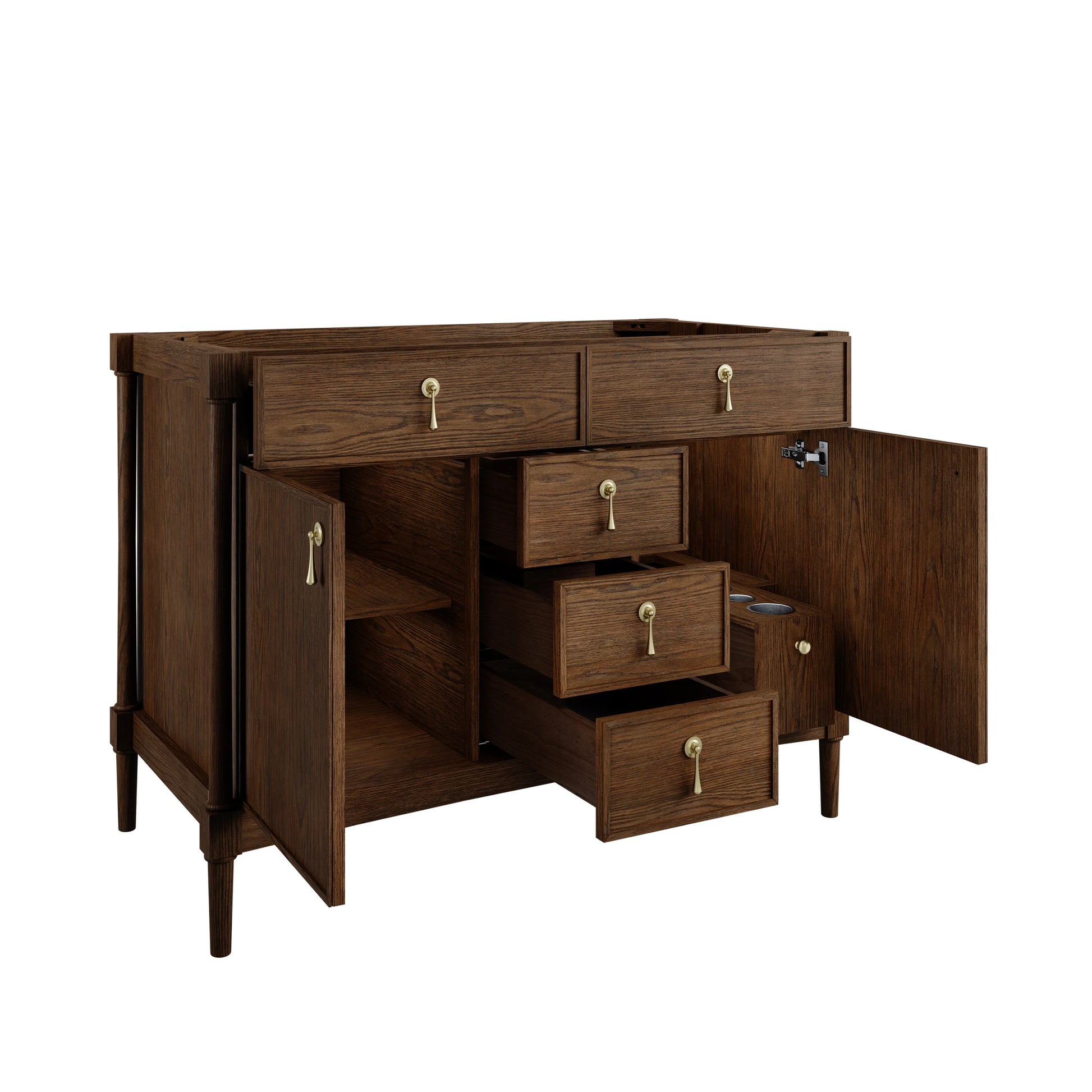 Renovate for Less Atlanta Kinnsden 48" Single Vanity Cabinet, Sable Oak, view 3