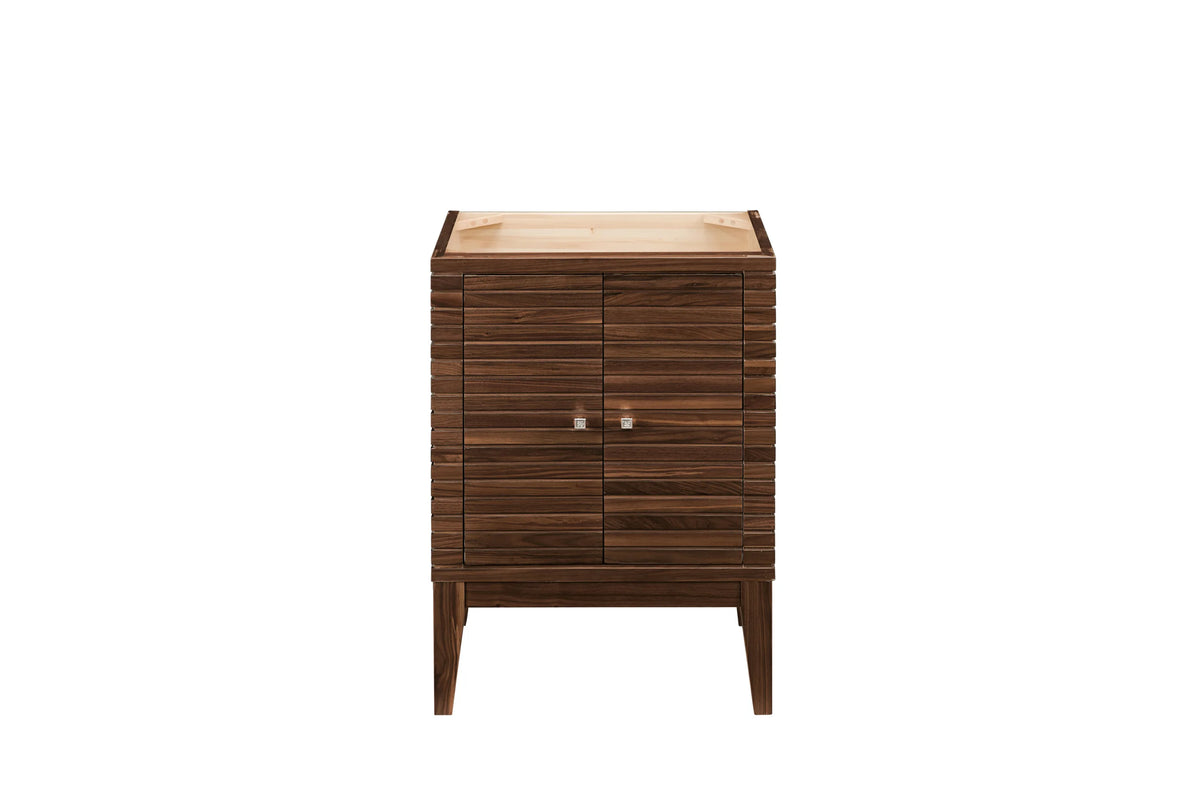 Linden 24" Single Vanity Cabinet, Mid-Century Walnut