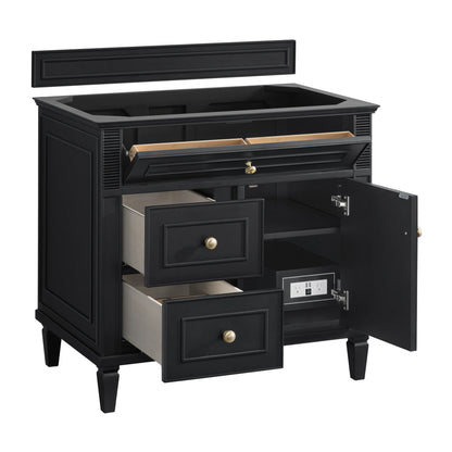 Lorelai 36" Single Vanity, Black Onyx, view 3