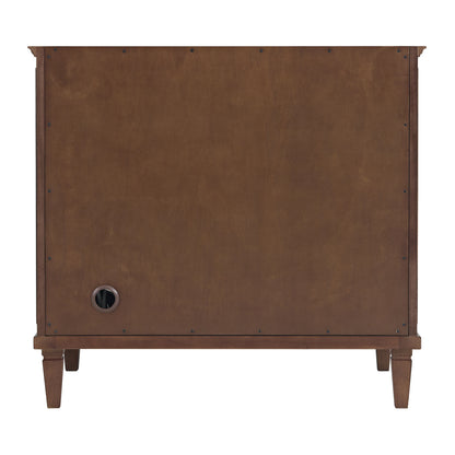 Lorelai 36" Single Vanity, Mid-Century Walnut, view 2