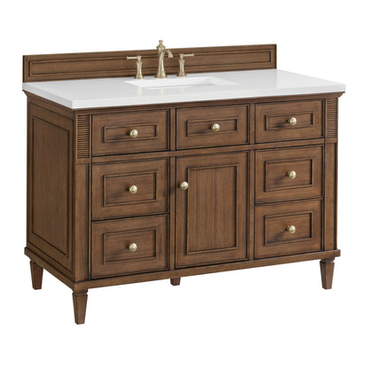 Lorelai 48" Single Vanity, Mid-Century Walnut, view 4