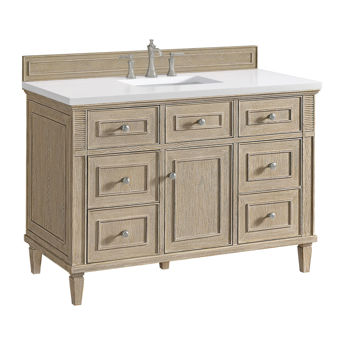 Lorelai 48" Single Vanity, Whitewashed Oak, view 5