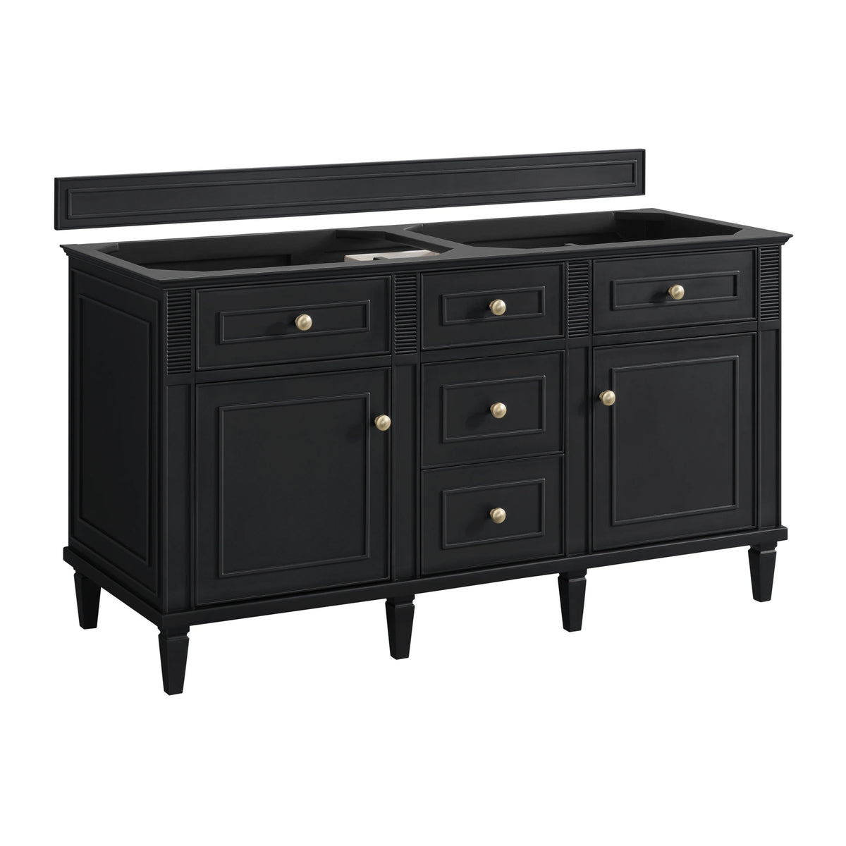 Lorelai 60" Double Vanity, Black Onyx