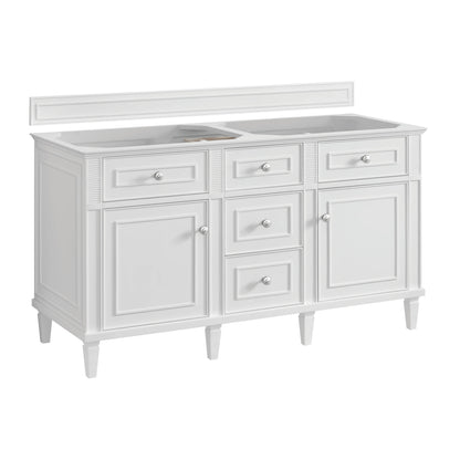 Lorelai 60" Double Vanity, Bright White
