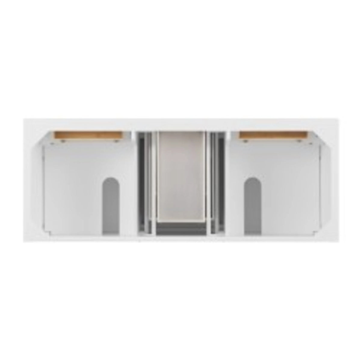 Lorelai 60" Double Vanity, Bright White, view 2