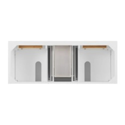 Lorelai 60" Double Vanity, Bright White, view 2