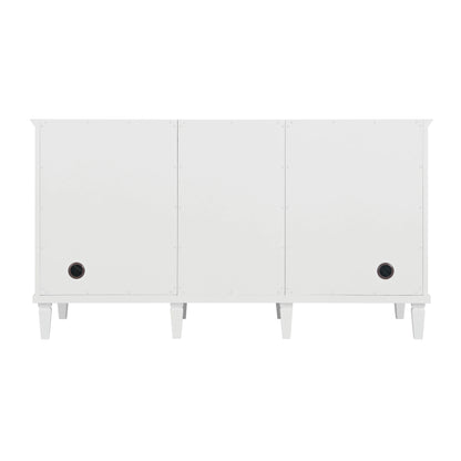 Lorelai 60" Double Vanity, Bright White, view 3