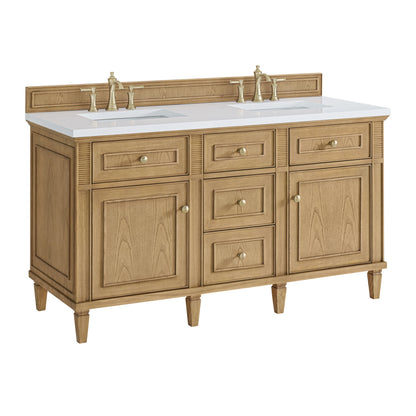 Lorelai 60" Double Vanity, Light Natural Oak, view 5