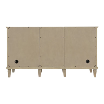 Lorelai 60" Double Vanity, Whitewashed Oak, view 3