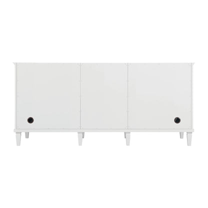 Lorelai 72" Double Vanity, Bright White, view 4
